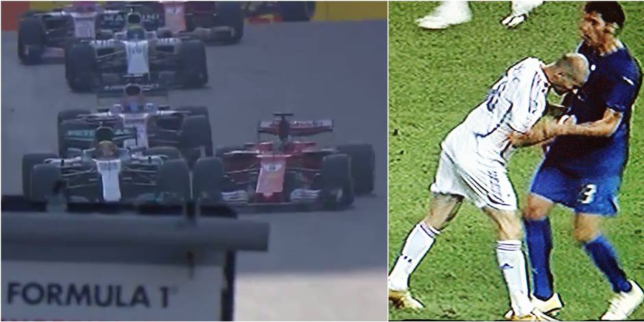 Clash en F1: Après Zidane, le coup de boule de Vettel (VIDEOS)
